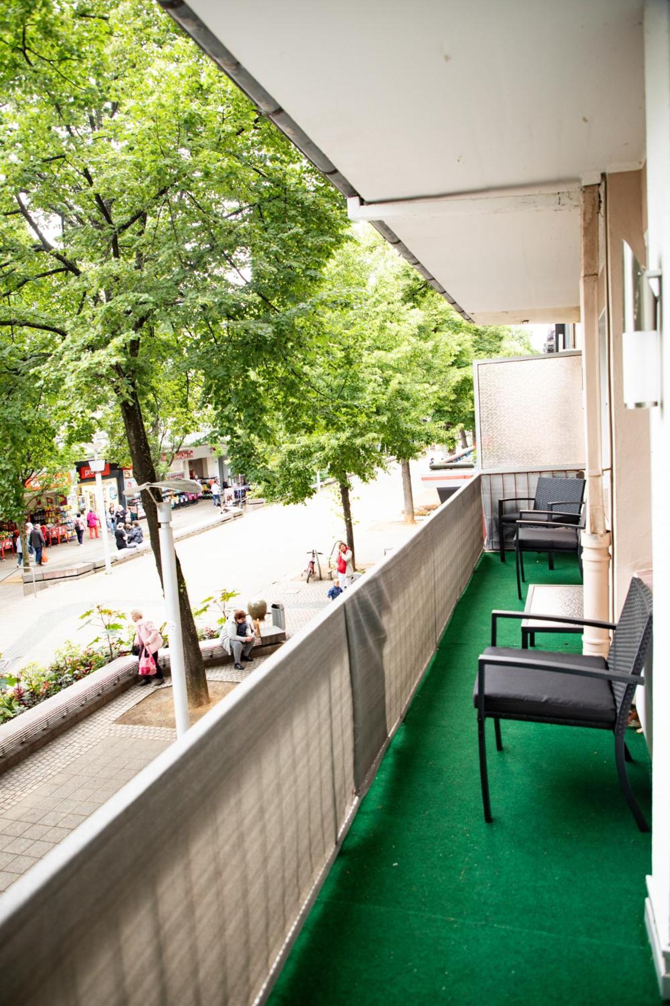 Me Living Bad Pyrmont Innenstadt 10 Meter Balkon Eksteriør billede